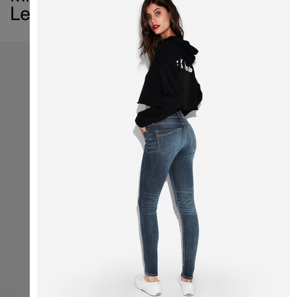 NEW Express Mid Rise Jeans - Picture 3 of 15